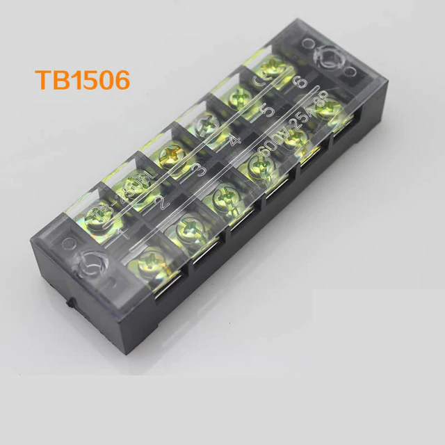 Terminal Block 15A 6P