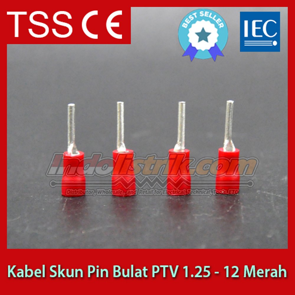Skun PIN 1,25 Merah