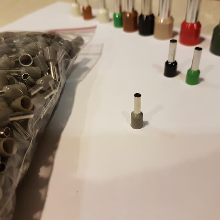 Skun Ferrules 2,5MM Grey