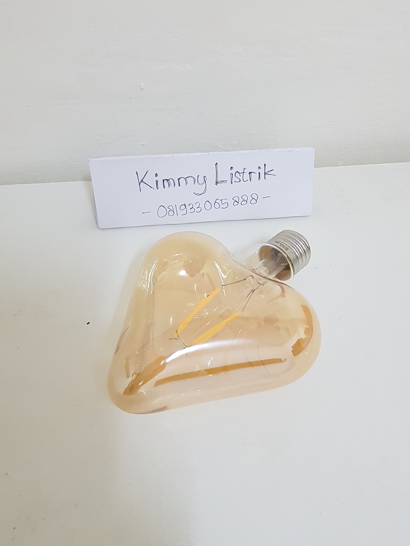  LAMPU EDISON HEART